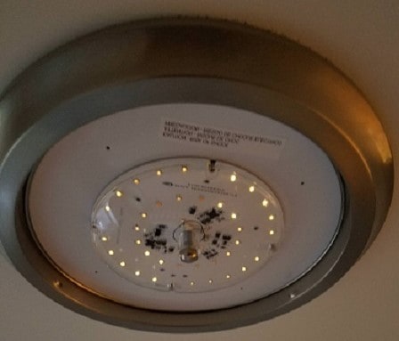 Led Lights Glow Dim When Switched Off Dangerous How To Fix Light Adviser - Why Is My Led Ceiling Light Not Working